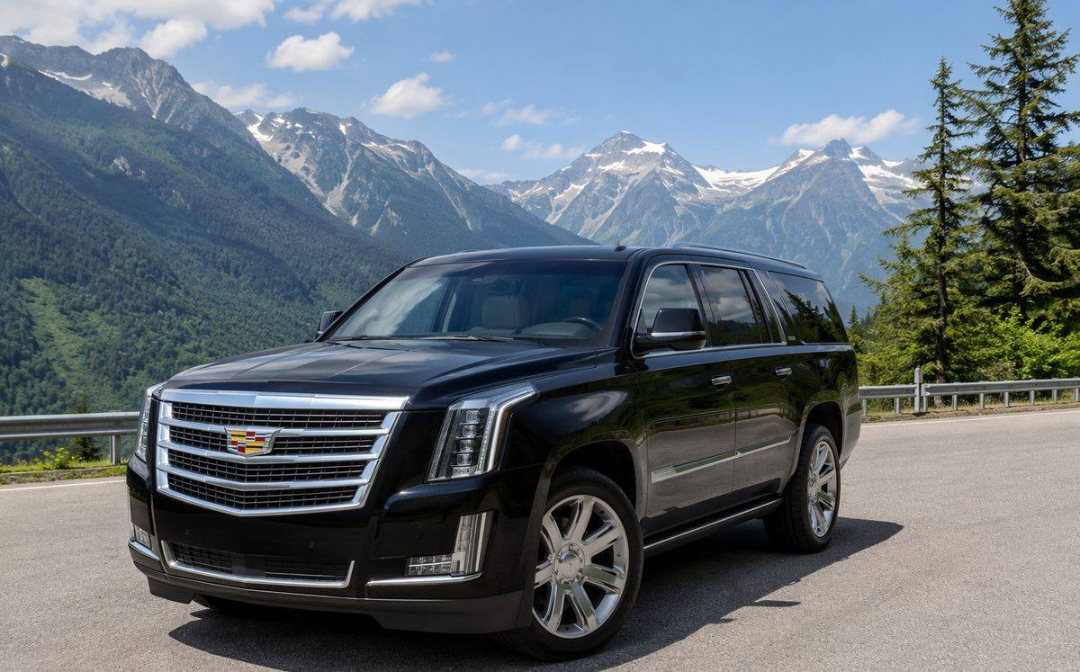 Аренда Кадиллак Эскалейд (Cadillac Escalade) в Сочи — внедорожник, 5 мест, подача в аэропорт Адлер