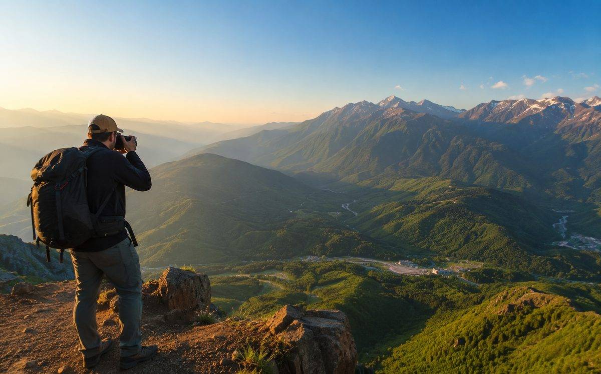 Фототур по Красной Поляне — курс фотографии в Сочи