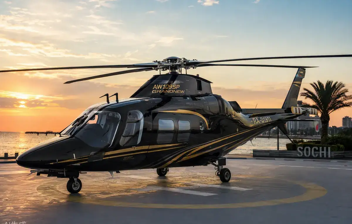 Вертолёт AgustaWestland 109SP — аренда в Сочи, до 5 пассажиров